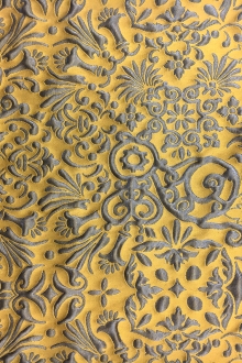 Silk and Poly Blend with Liquid Look Damask Patterns0