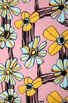 Printed Silk Mikado0