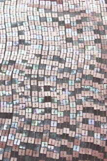 Sequins on Silk Chiffon0