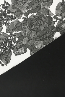 Polyester Silk Blend Double Face Appliqued Zibelline0