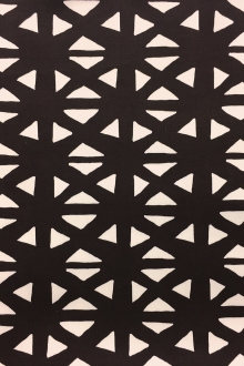 Cotton Lycra Sateen Tribal Print0