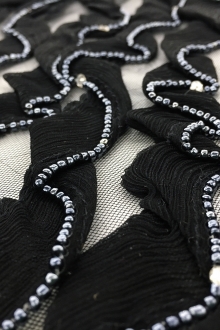 REDUCED Beaded Ruffles on Tulle0