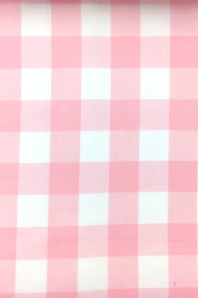 Carolina Cotton Gingham in Rose Petal0