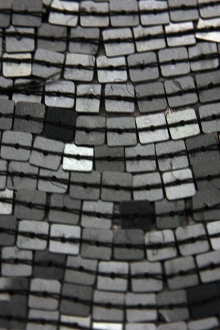 Sequins on Silk Chiffon0