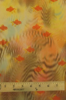 Warp Printed Satin Brocade0