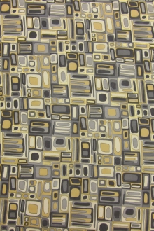 Metallic Printed Silk Chiffon0