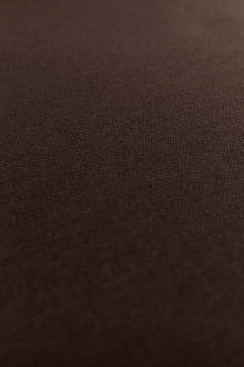 Poly Wool Stretch Gabardine in Dark Brown0