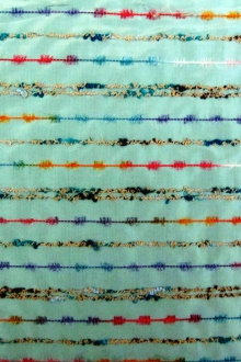 Chenille & Luréx Stripe Taffeta0