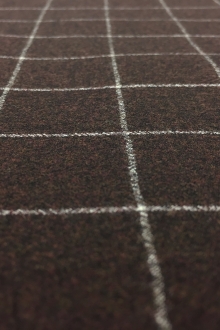 Wool Blend Window Pane Flannel0