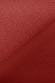 Italian Wool Satin Faille in Carnelian Red0