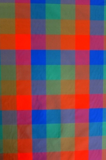 Silk Taffeta Check0