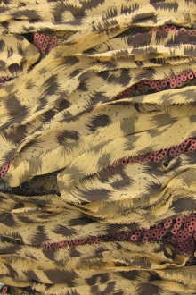 MESH WITH SEQUINS AND CHIFFON0