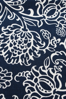 Cotton Canvas Floral Print0