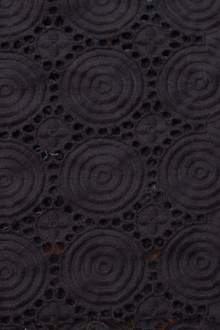 Cotton Eyelet in Black0