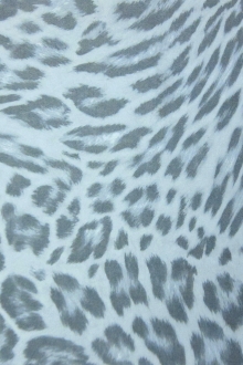 Printed Metallic Silk Chiffon0