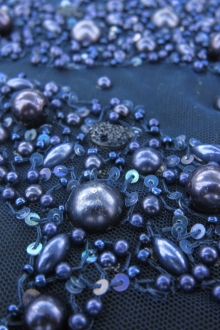 Beaded Novelty Tulle0