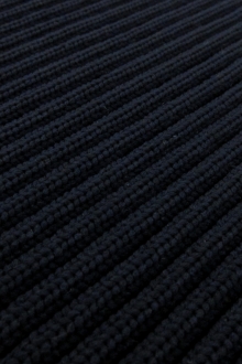 Nylon Rib Knit in Navy0