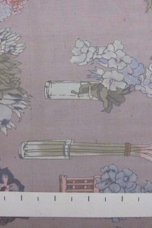 Printed Iridescent Silk Chiffon0