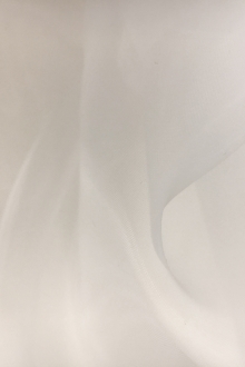 Japanese Polyester Extra Fine Organza in Off White0