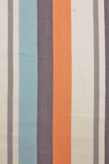 Cotton Woven Stripe in Vintage Multi0