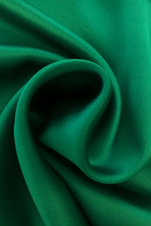 Triacetate Blend Crepe Back Satin in Emerald0