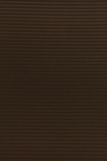 Italian Cotton and Acetate Ottoman in Brown 0