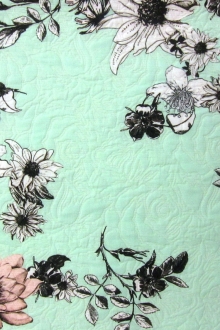 Cotton Blend Matelasse Print 0