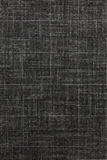 Italian Virgin Wool Bamboo Plaid Suiting0