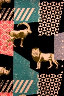 Japanese Cotton Linen Print0