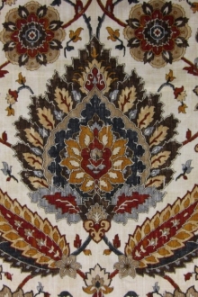 Linen Upholstery Paisley Print0