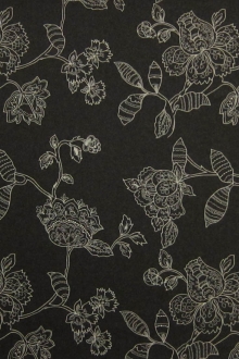 Embroidered Wool Cashmere Coating0