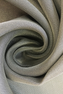Metallic Silk and Viscose Blend Heavy Crepe0