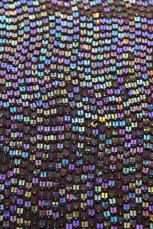 Sequins on Silk Chiffon0