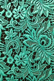 Metallic Guipure Lace0