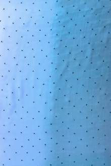 Sequins on Ombré Silk Chiffon in Blue0