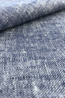 Washed Lightweight Linen Rayon Blend in Denim0