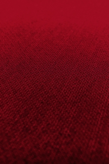 Heavy Silk and Wool in Lipstick Red 0
