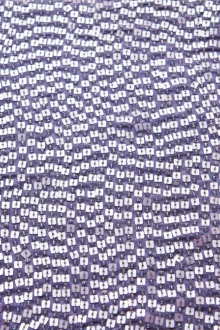 Sequins on Silk Chiffon0