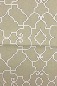 Cotton Canvas Windsor Deco Print0