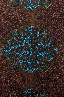 Australian Cotton Print With Aboriginal Motif 0