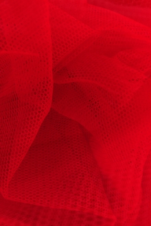Nylon Bobbinet in Rosso0