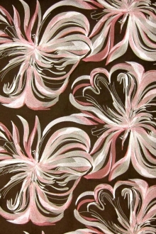 Metallic Embroidered Organza0