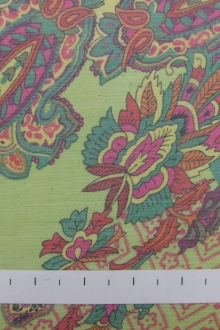 Printed Silk Crinkle Chiffon0