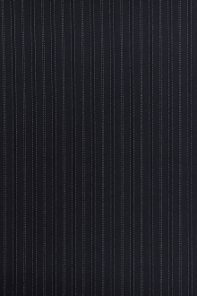Italian Virgin Wool Tasmania Super 120s Morning Stripe in Navy0