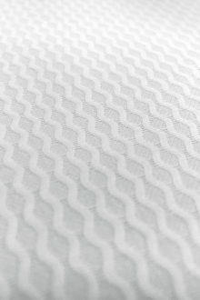 Pima Cotton Super Bull's Eye Pique in White0