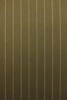 Wool Blend Satin Faille Pinstripe0