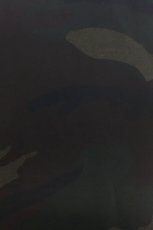 Cotton Wax Cloth in Woodland Camouflage 0