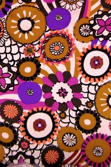 Printed Silk Charmeuse0