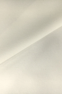 Italian Couture Double Face Silk Crepe Back Satin in Off White0