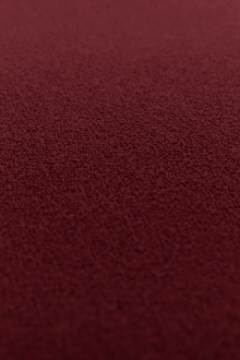 Italian Wool Crepe in Bordeaux Scuro0